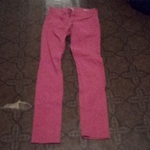 Pink jeans